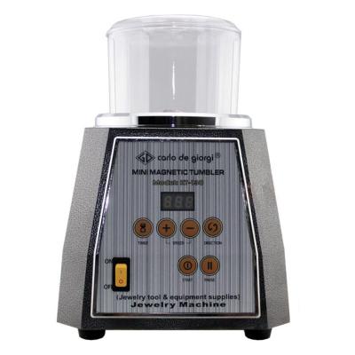 China High Performance Gemstone Polishing Machine Magnetic Polisher 600g Capacity Magnetic Tumbler for sale