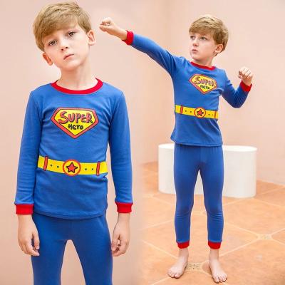 China New Viscose/Polyester Children's Gaiters Pajamas Suit Long Johns Suit Manufacturer for sale