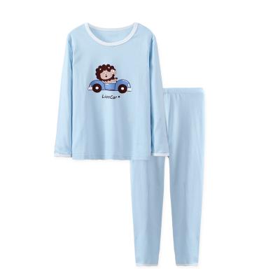 China A class factory direct sale boys and girls long Johns suit children's anti-pilling cotton home wear for sale