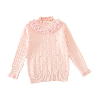 China New Cool Candy Color Kids Sweater Anti-Shrink Shorts Knit Christmas Wear Kids Girls Sweater for sale