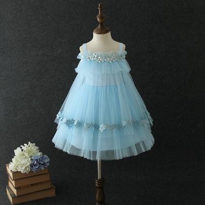 China Washable clear dresses cheap white dresses for babies party wear girls dress from Guangzhou factory for sale