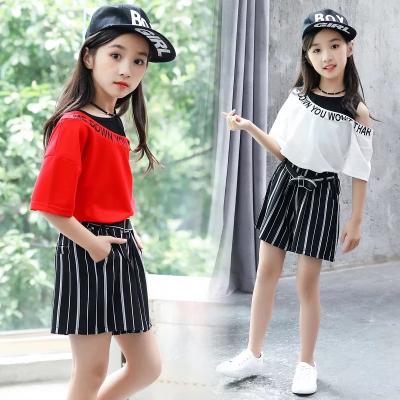 China Summer Kids Casual and Sports Clothing Sets Girls Summer Clothing Sets Hot Sale Girls Clothes Kids Tracksuit Kids Clothing Set children for sale