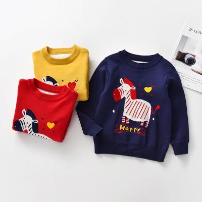 China Boys Sweaters Girls Children Sweaters Anti-pilling Christmas Clothes Cotton Cute Cartoon Sweater for sale