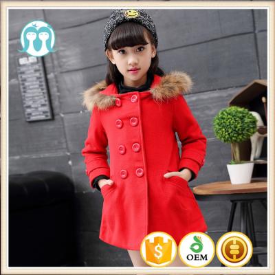 China Italian fashion coat girls fur hoodie winter coats girls winter coats fashion Christmas pictures jackets red popular kids clothes breathable for sale