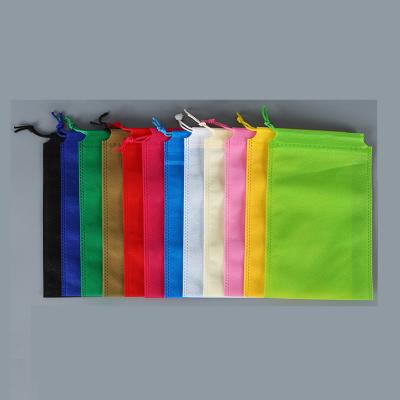 China Recyclable Non Woven Drawstring Bags Wholesale Running Shoes Storage Packaging Dustproof Drawstring Bag Printed Logo for sale