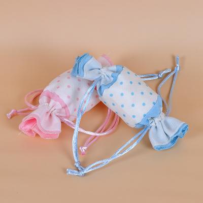 China Drawstring Pouch Recyclable Cute Wedding Candy Shaped Bag Engagement Anniversary Gift Tote Bag for sale