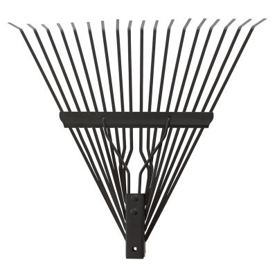 China Good Quality Garden Tool Metal 18 Tooth Easy Control Leaf Rake Detachable Garden Grass Rake. for sale