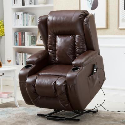 China Chesterfield SOFA Electric Power Lift Chair Recliner With OKIN/KAIDI Motor With Massage Heat for sale