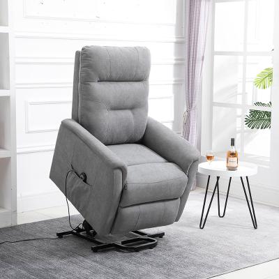 China Best Price Fabric Lift Fabric Recliner Living Room OKIN Extendable Electric Motor Sofa Chairs For Elderly for sale