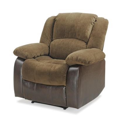 China Factory Adjustable (Height) Single Seat Cinema Theater Comfortable Cloth Manual Recliner Sofa Chair for sale