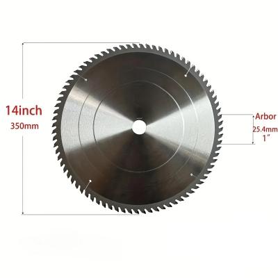 China Cutting 350mm/14 Inch Woodworking Cutter Tungsten Carbide Tip Circular Saw Blade For Professional Woodworking CTT Circular Alloy Saw Blade for sale