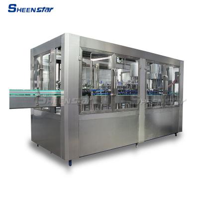 China Beverage hot sale 4000 bph small juice hot filling sealing machine for sale