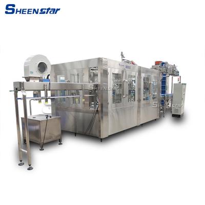 China Hot Beverage Sale 6000bph Juice Hot Filling Sealing Machine Prices for sale