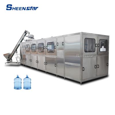 China High Quality 5 Gallon Beverage Automatic Water Bottle Filling Machine Washing China for sale