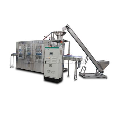 China Hot sale 10000bph 125ml high efficiency automatic glass bottle drink filling capping machine for alcohol for sale