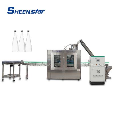 China Long Lifespan Automatic Glass Bottle Filling Beverage Bottling Machine For Water for sale