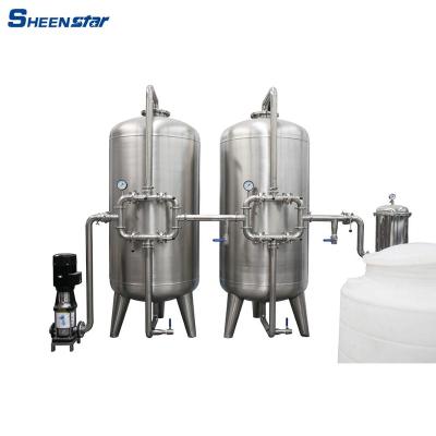 China Water Purifiers And Filter 5T/H Bottled Purified Drinking Water Treatment Plant With RO for sale