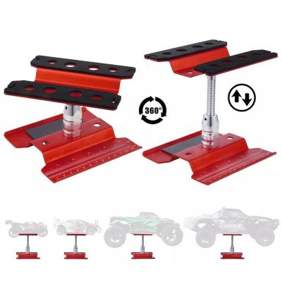 China Vehicles & Toys Remote Control RC Car Metal Workstation Aluminum Work Stool Repair 360 Degree Rotation for 1/8 1/10 1/12 1/16 Scale Model for sale