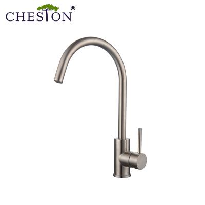 China Modern Buying Websites Stainless Steel Kitchen Faucet Taps Mixers To Go Down for sale