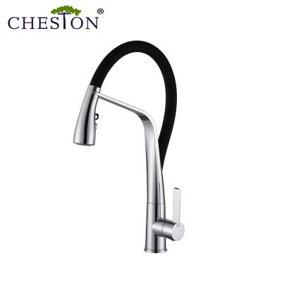 China Modern CUPC Filigree Brass Pull Out Faucet Faucets For Kitchen Sink for sale