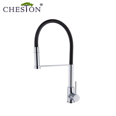 China Modern Australian Brass Black Cheston Kitchen Water Taps With Pull Out Hose for sale