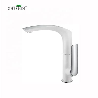 China Watermark Watermark Tapware Hangle Wash Hand Basin Faucet High Quality Metered Single Basin Faucet for sale