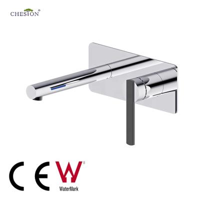 China CE WaterMark Single Metered Basin Faucets Wall Mounted Brass Basin Faucet Taps For Bathroom Mixer Tap for sale