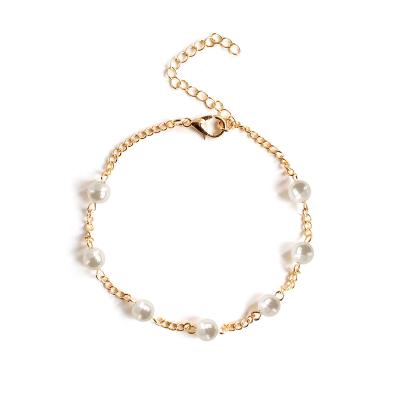 China Bohemia Boho Handmade Wholesale Adjustable Charm White Bead Bracelet For Women Jewelry for sale