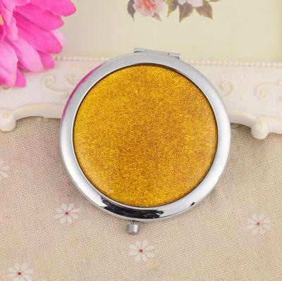 China Purse Purse Mirror Glitter Body Enlarging Cosmetic Shiny Mirror With Mini Glitter Glitter Mirrors for sale