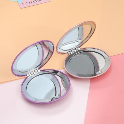 China Portable Smart Folding Cosmetic Mirror Magnifying Mirror Magnifying Mirror Aluminum ABS Customized Cosmetic Mirrors Plastic for sale