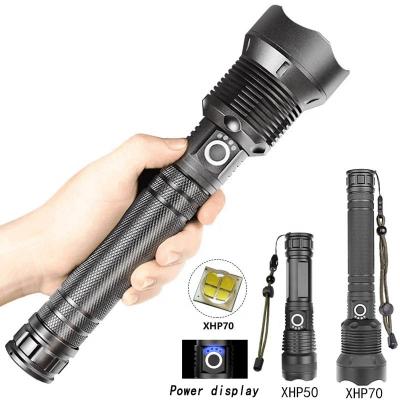 China Aluminum Alloy USB Rechargeable Rotary Telescopic Zoom High 2000 Lumen Led Flashlights for sale