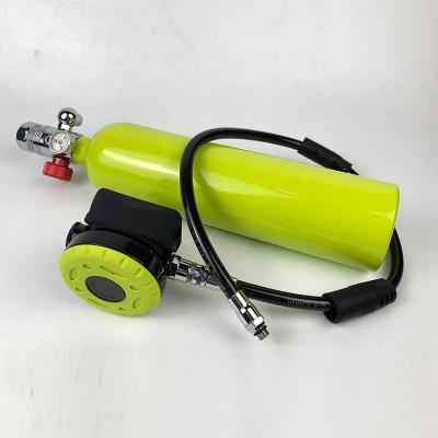 China Mini Scuba Diving Whole Tank Oxygen Yellow Set Two Supports Mini Portable Diving Equipment for sale