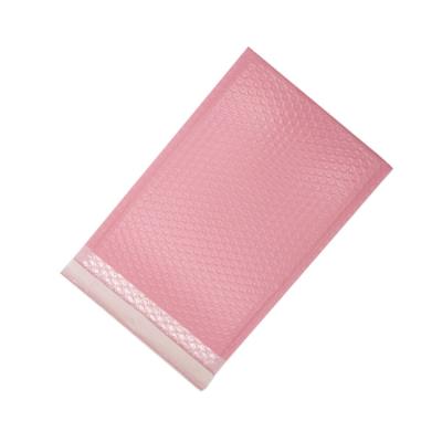 China Recyclable Hot Sale Custom Bubble Waterproof Clothing Poly Packaging Pink Mailing Bags for sale