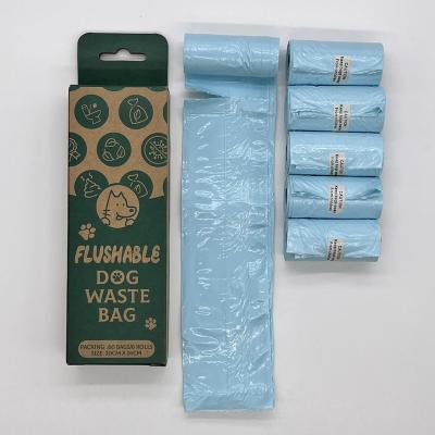 China COMPOSTABLE DISPOSABLE ECO FRIENDLY DOG POOP PET WASTE BAGS recyclable CHEAP WATER SOLUBLE PLASTIC POUCHES wholesale for sale