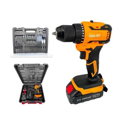 China Household Tool Set Factory Direct Sale Power Tools Machine drill power tool Cordless Drills electric impact drill with accessories for sale