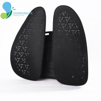 China Loverunslife Shiatsu PORTABLE Massage Cushion Lumbar Support Lumbar Cushion for Seat Car Waist Back Lumbar Support for sale