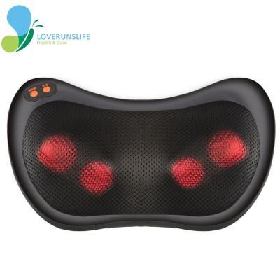 China Loverunslife Body Heated Neck and Shoulder Massager Universal Massage Pillow for sale