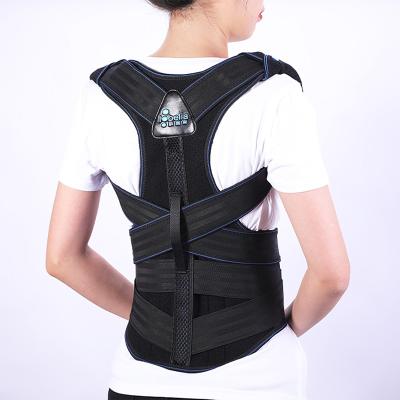 China Comfortable Adjustable Breathable Sports comfortable lower back support adjustable shoulder brace upper lumbar back support for sale