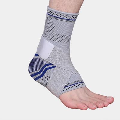 China Amazon Hot Selling Nylon Silicone Support Breathable And Soft Performance Pad Ankle Brace for sale