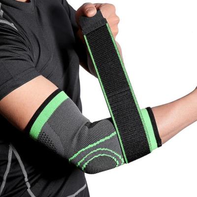 China Reasonable Price Elasticity Breathable Adjustable Elbow Brace Breathable Compression Elbow Support Sleeve for sale