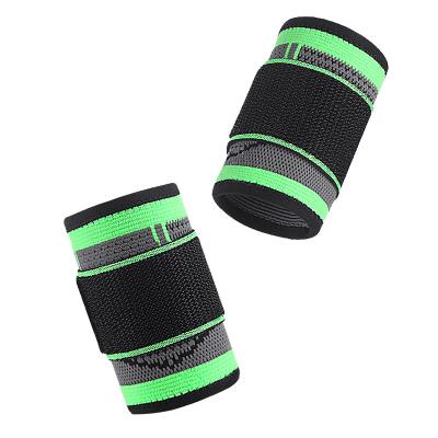 China Adjustable Breathable Elastic Compression Wrist Support Elasticity Nylon Knitting Brace For Daily Life And Sports for sale