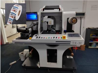 China High Speed Laser Label Die Cutting Machine Met Max Rewinding Meter 700mm Te koop