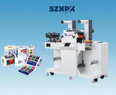 China XPX Small Width 210mm Semi/Full  Rotary Die Cutting Machine for Adhesive label for sale