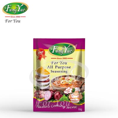 China Customize Flavor 10g Instant Delicious All Purpose Halal Seasoning Powder For Cooking Dishes for sale