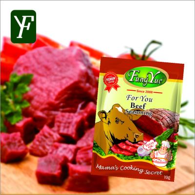 China Dry Beef Seasoning 10g Powder Condiment Powder Ingredients Beef Bacon Seasoning for sale