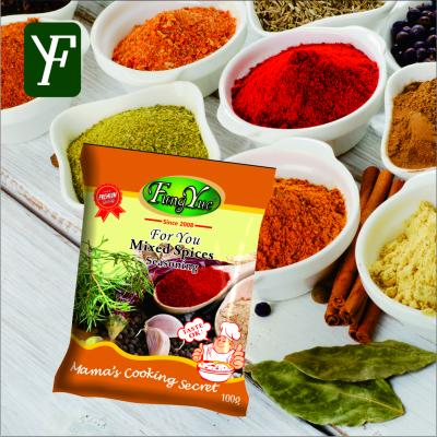 China HOT SALE dryer! ! 100g Mixed Spices Seasoning Powder/HALAL Seasonings BBQ Condiment for sale