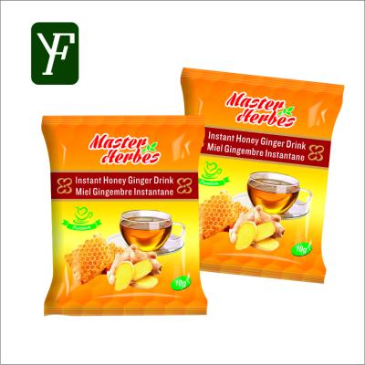 China Chinese Herbal Tea Drinks Honey Ginger Instant Tea Hot Healthy Beverage for sale