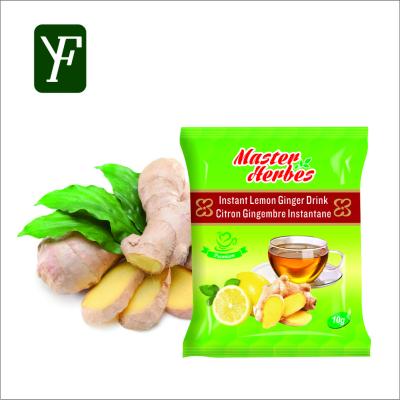 China Ginger Tea Instant Healthy Ginger Tea Drinks Lemon Flavor Ginger Tea For Cold Weather for sale