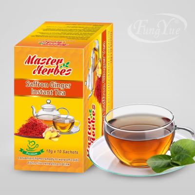 China Tea Drinks Instant Saffron Ginger Flavored Powder Health Tea for sale