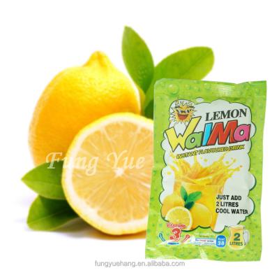 China 60g normal Juice Lemon Favor Instant Powder Juice Drink for sale